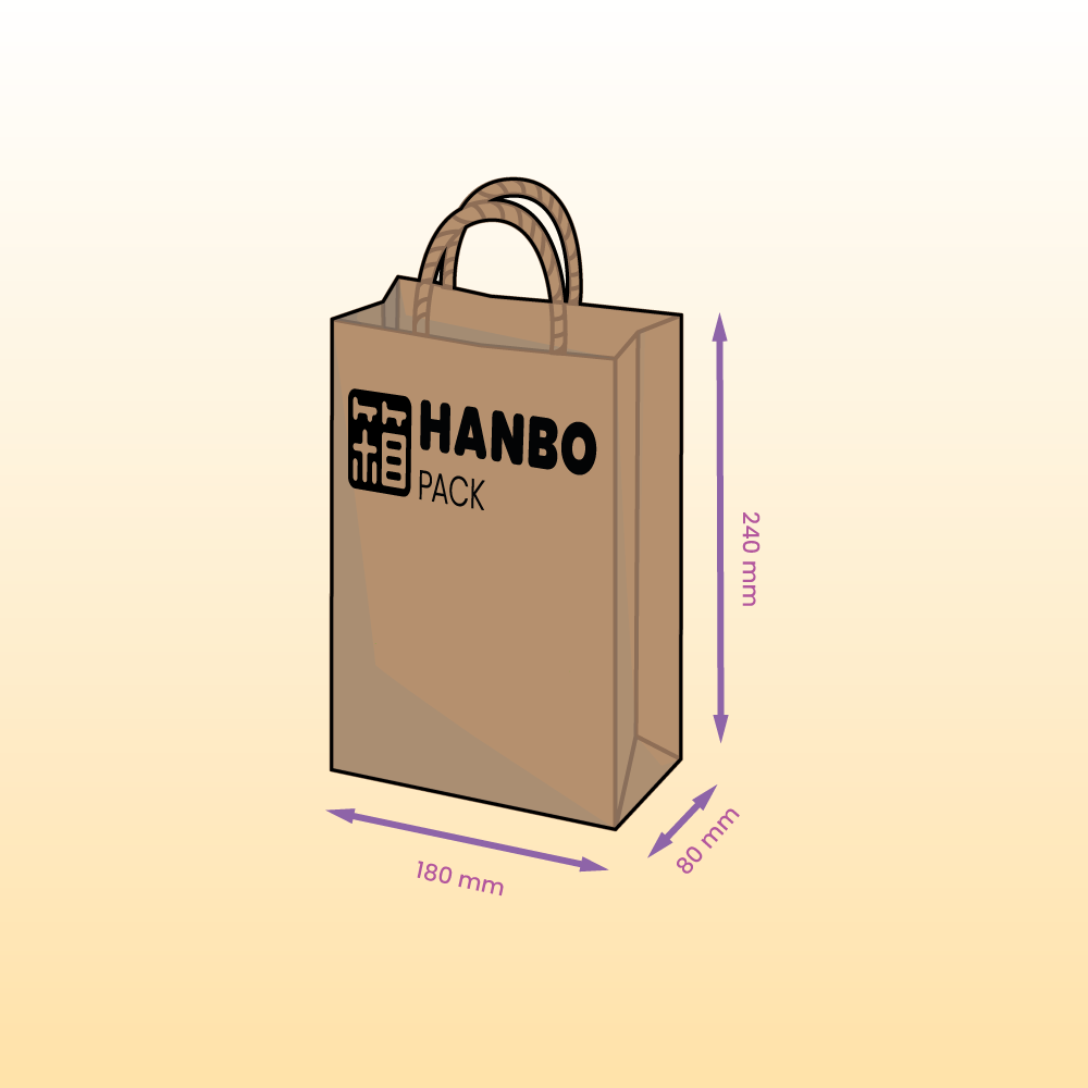 Bolsas de Papel Personalizadas de Asa Retorcida