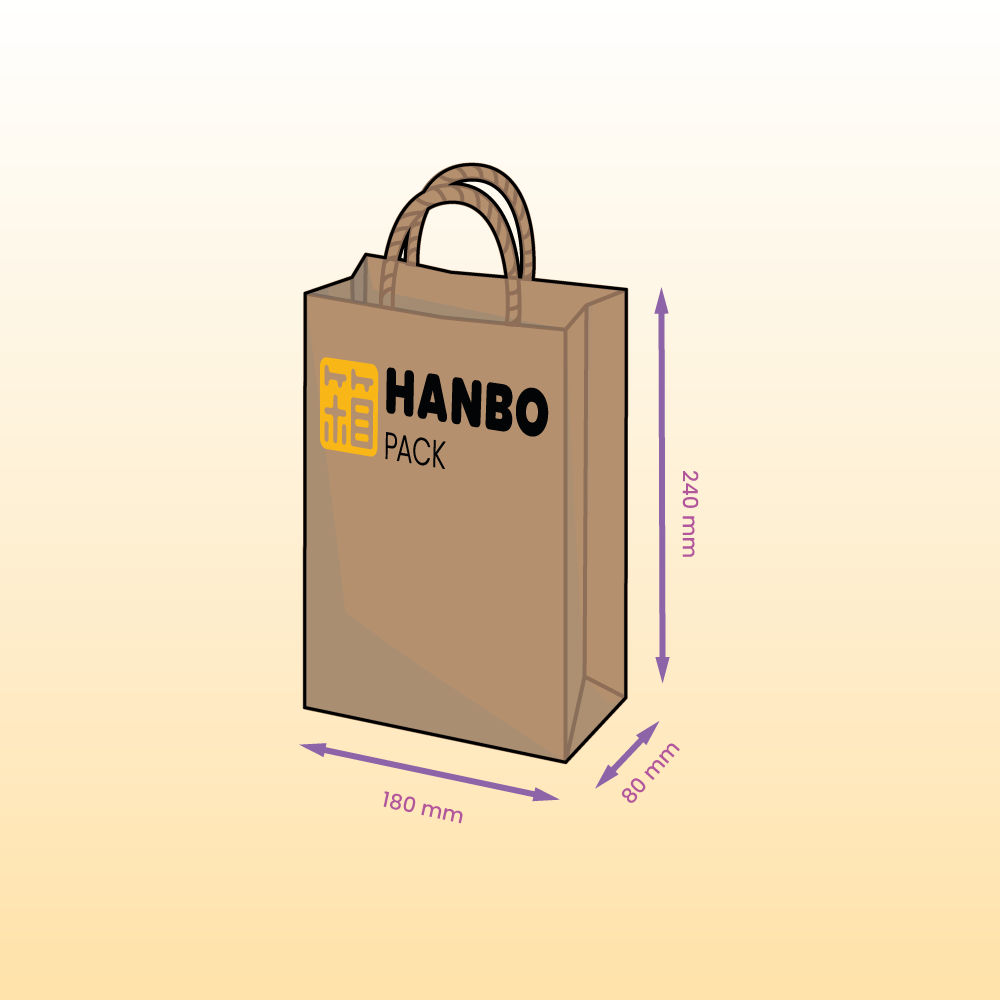 Bolsas de Papel Personalizadas de Asa Retorcida