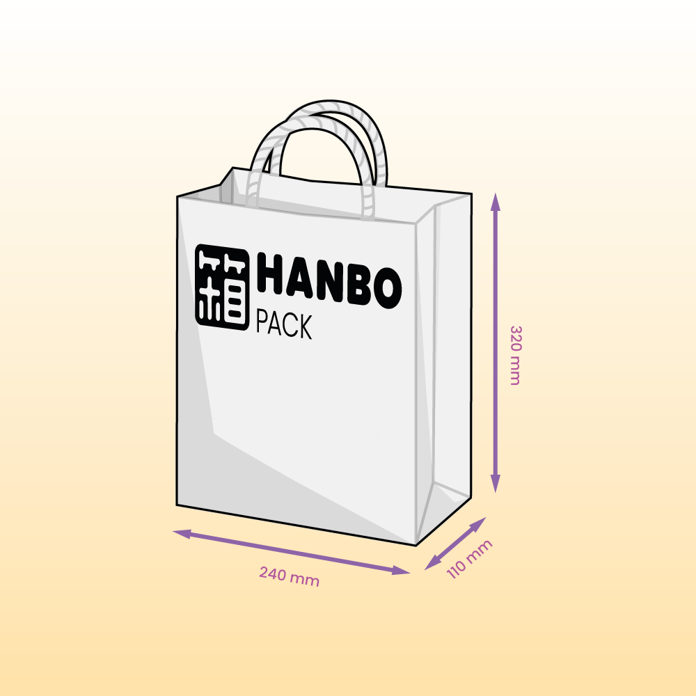 Bolsas de Papel Personalizadas de Asa Retorcida