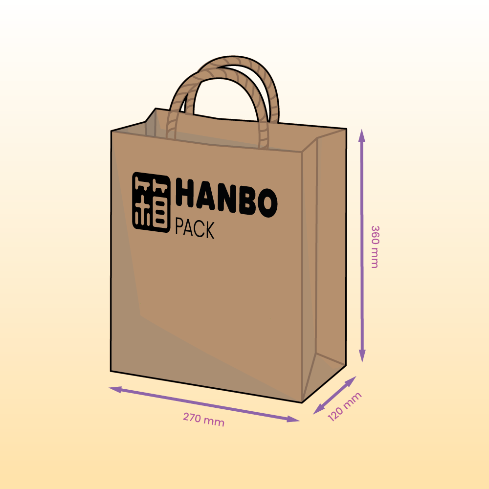 Bolsas de Papel Personalizadas de Asa Retorcida