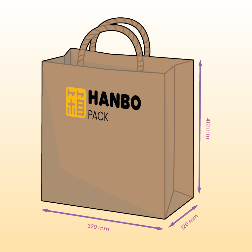 Bolsas de Papel Personalizadas de Asa Retorcida