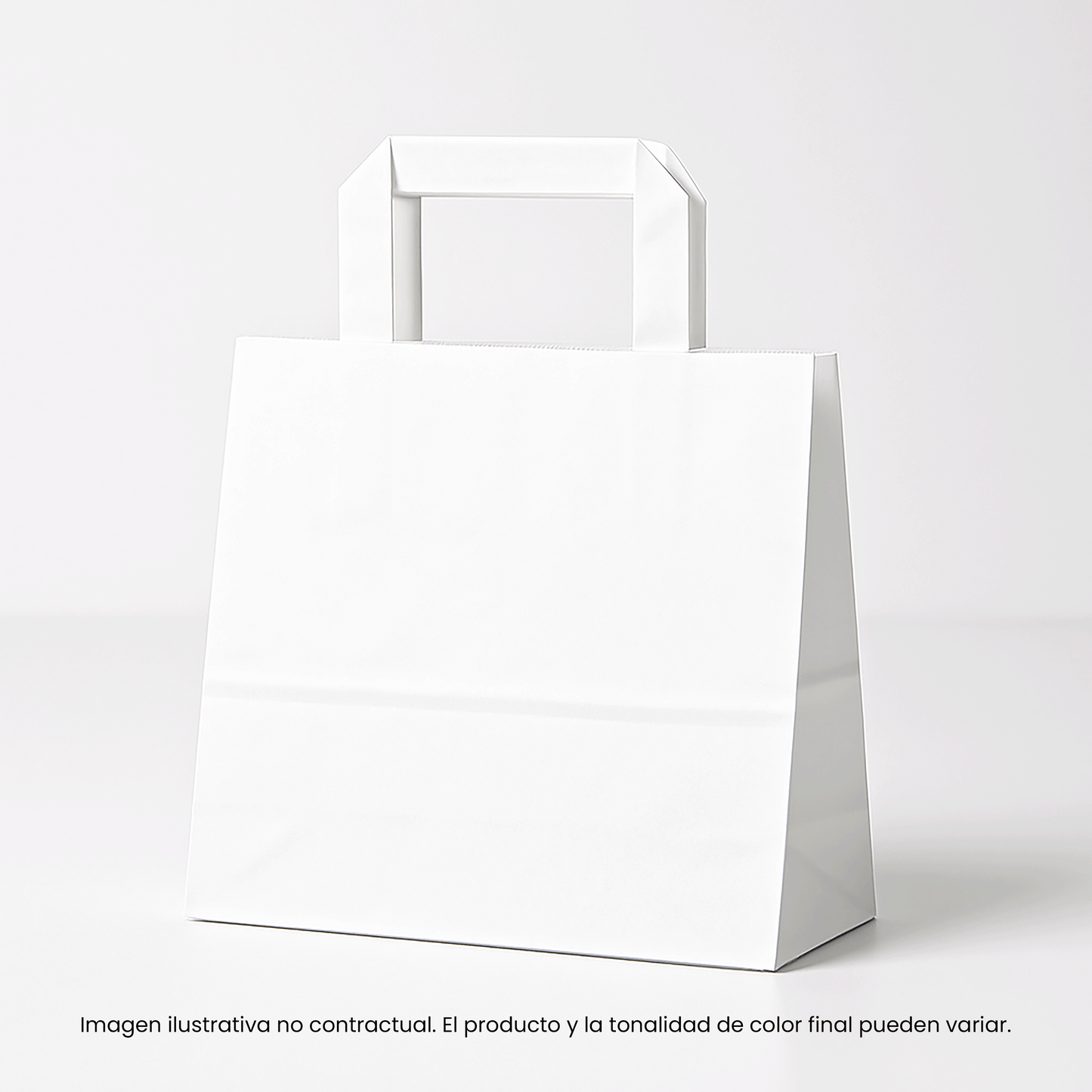Bolsas de papel con asa plana