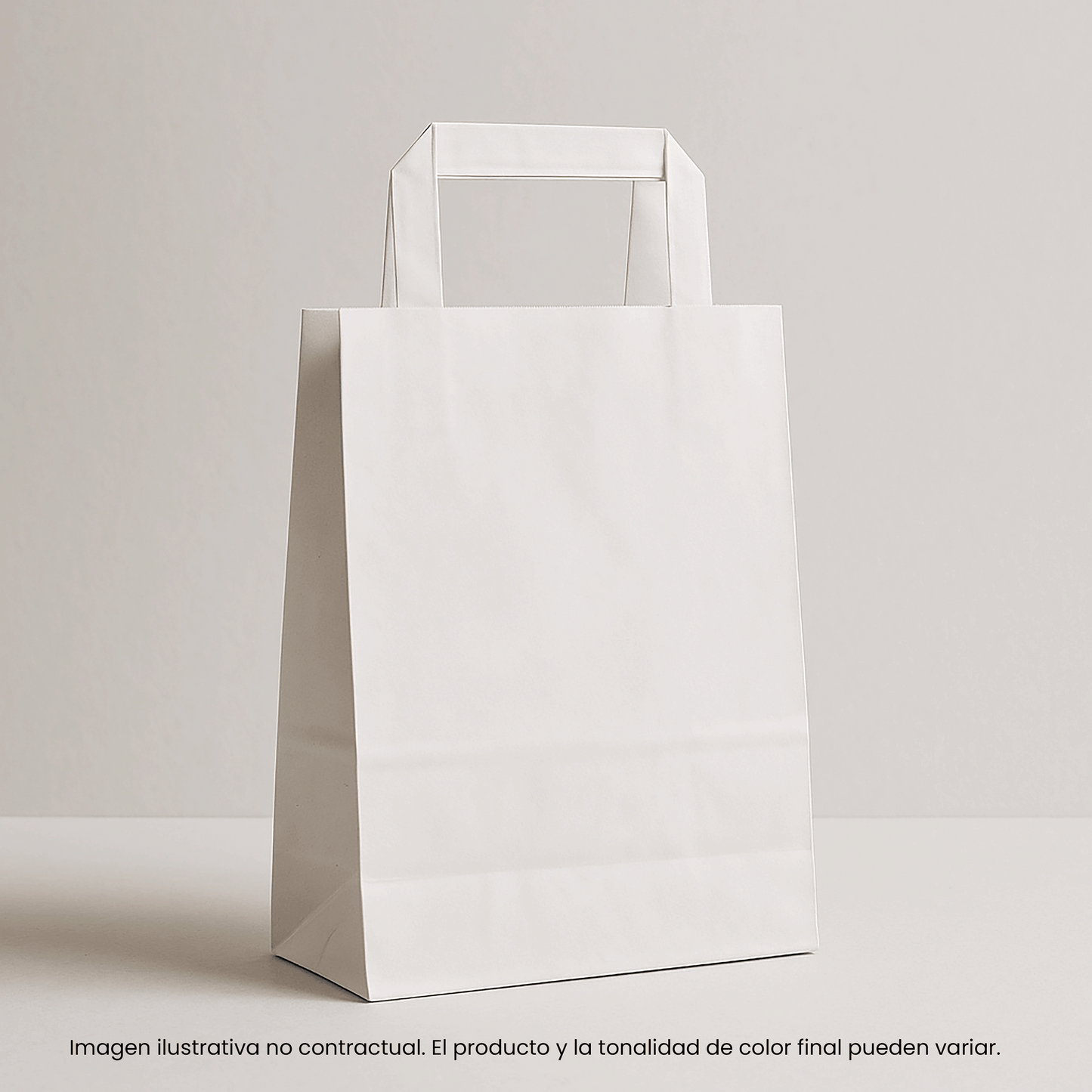 Bolsas de papel con asa plana