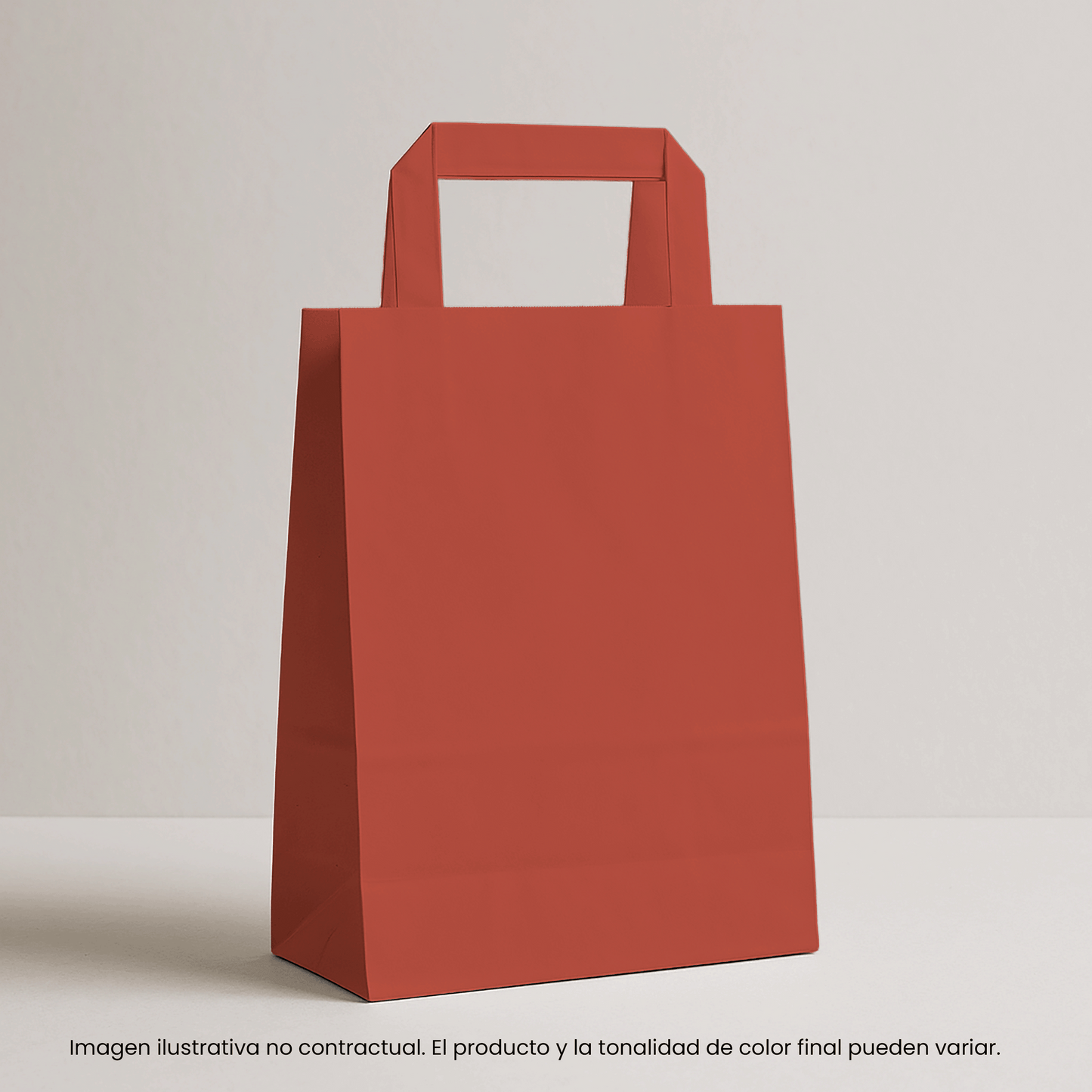Bolsas de papel con asa plana