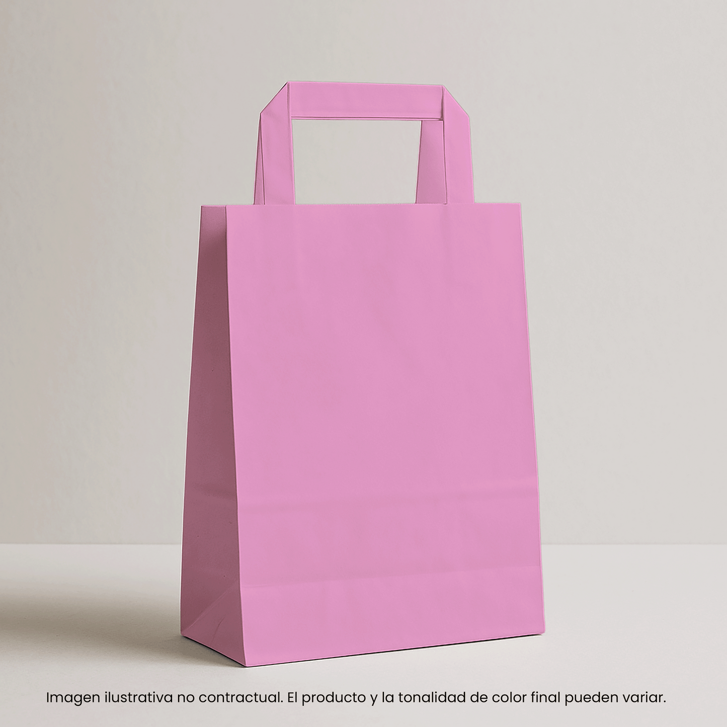 Bolsas de papel con asa plana