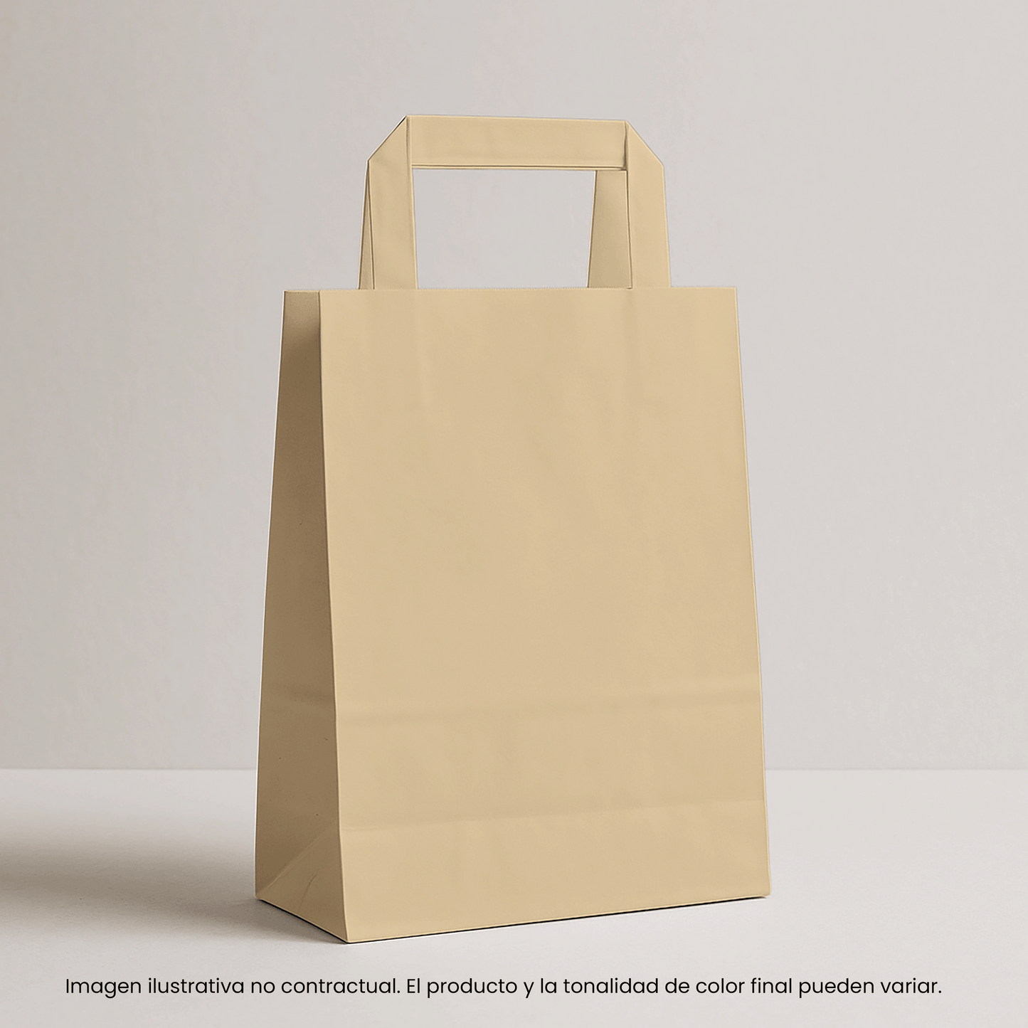 Bolsas de papel con asa plana