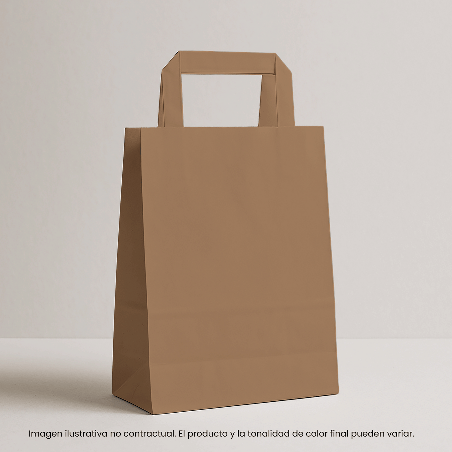 Bolsas de papel con asa plana