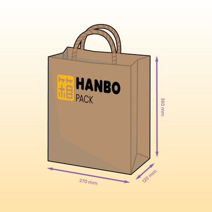 Bolsas de Papel Personalizadas de Asa Retorcida