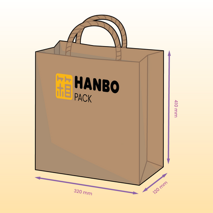 Bolsas de Papel Personalizadas de Asa Retorcida