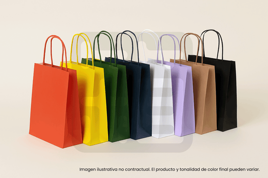 Bolsas de Papel Asa Retorcida