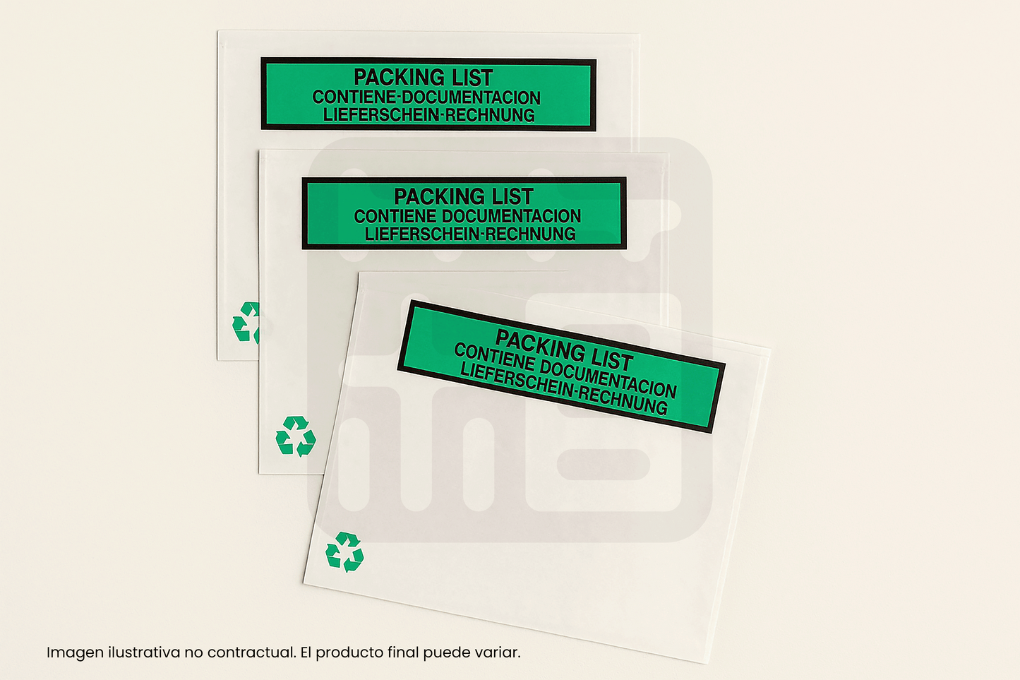 Sobres portadocumentos de papel reciclable