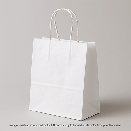 Bolsas de papel con asa retorcida