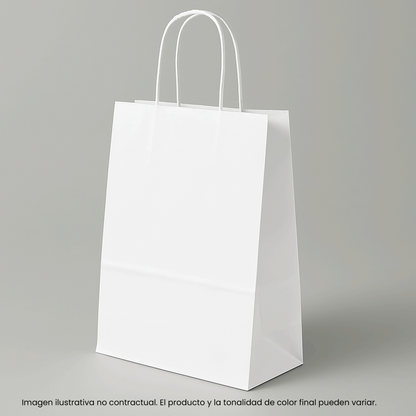 Bolsas de papel con asa retorcida