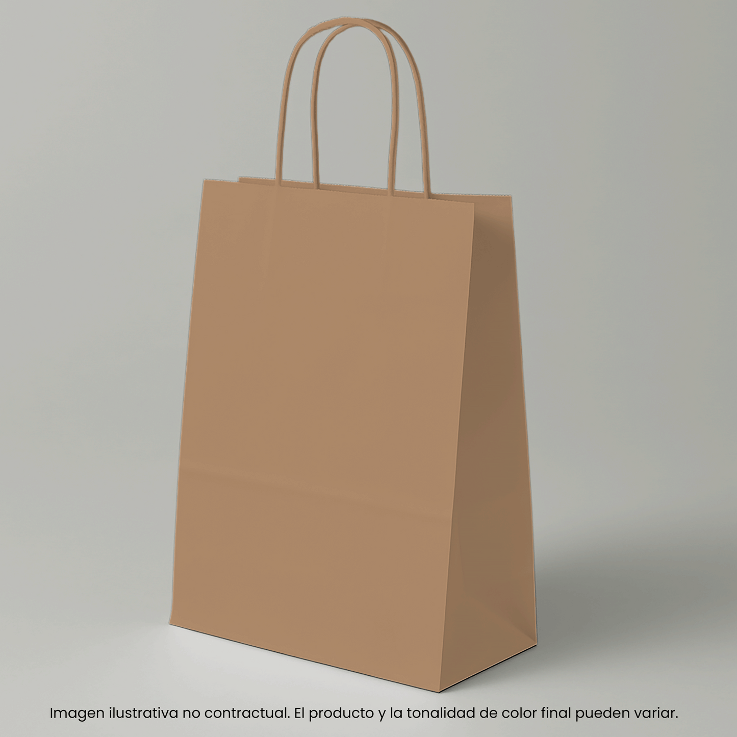 Bolsas de papel con asa retorcida