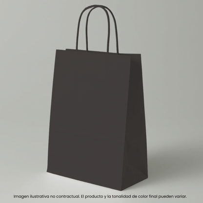 Bolsas de papel con asa retorcida