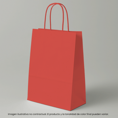 Bolsas de papel con asa retorcida