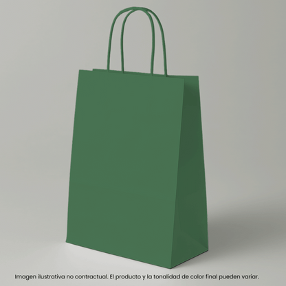 Bolsas de papel con asa retorcida